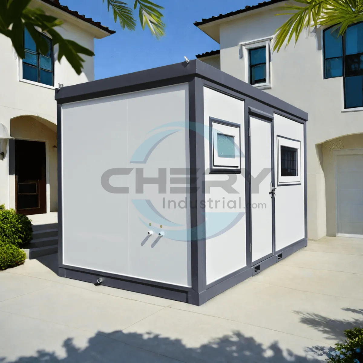 13x7 ft Portable Office with Bedroom and Bathroom