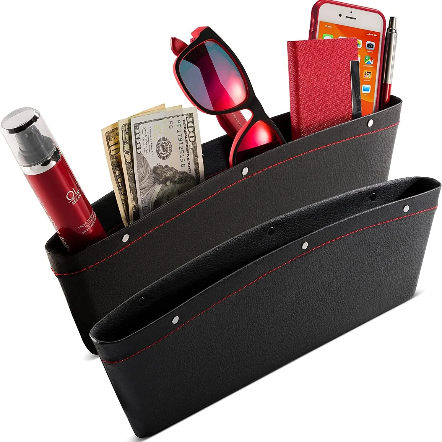 2-Pack: Gap Filler Car Seat Organizer