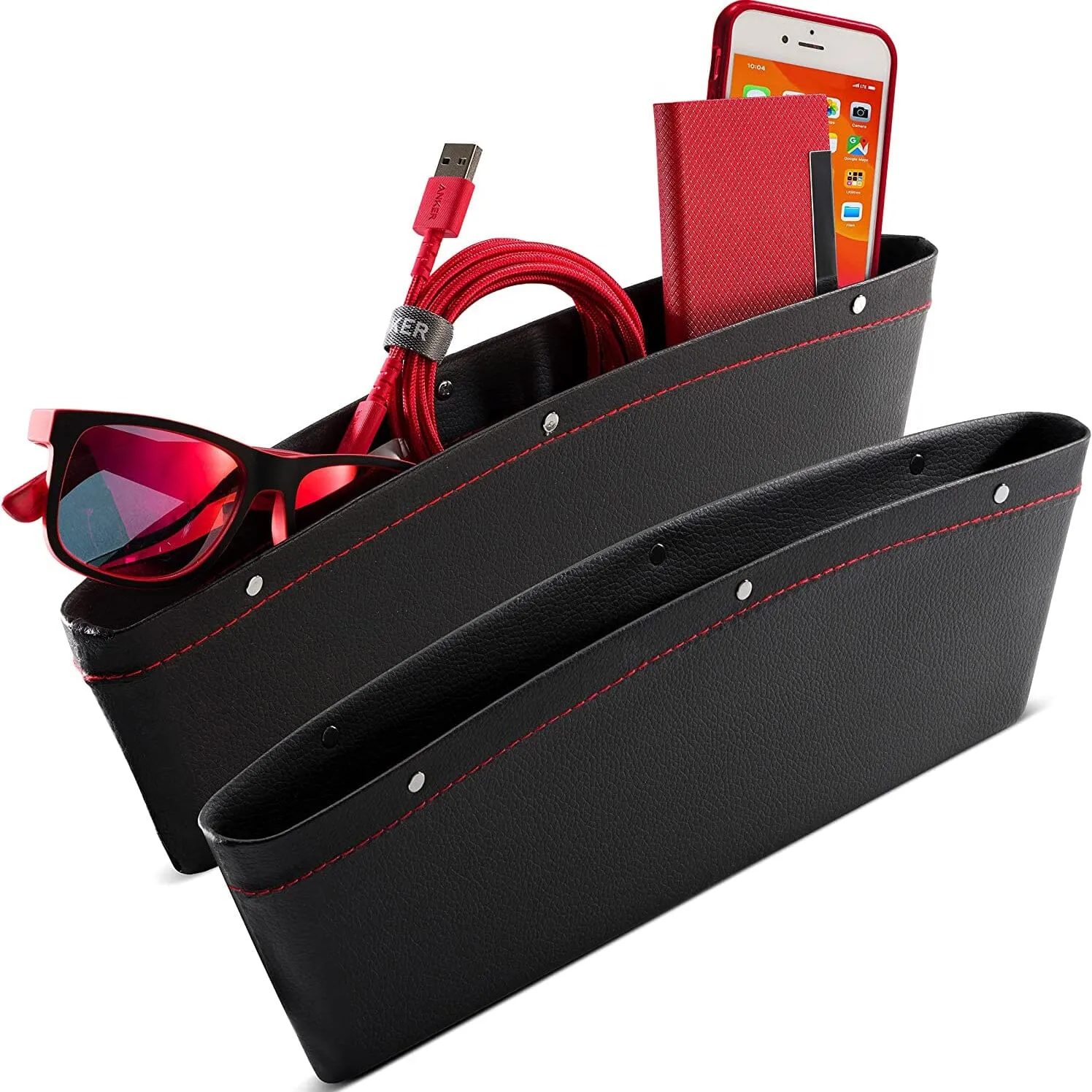2-Pack: Gap Filler Car Seat Organizer