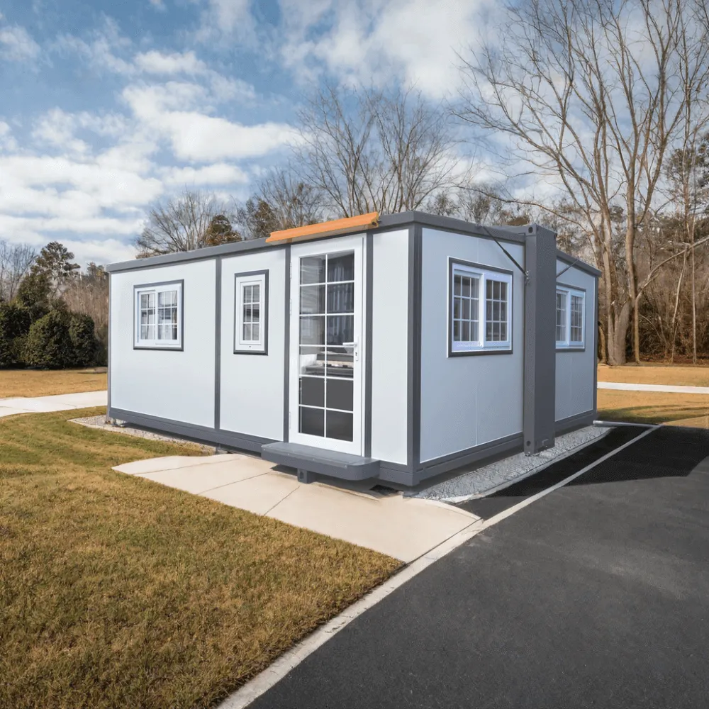 20x15 ft Tiny Home, Expandable Prebuilt Home