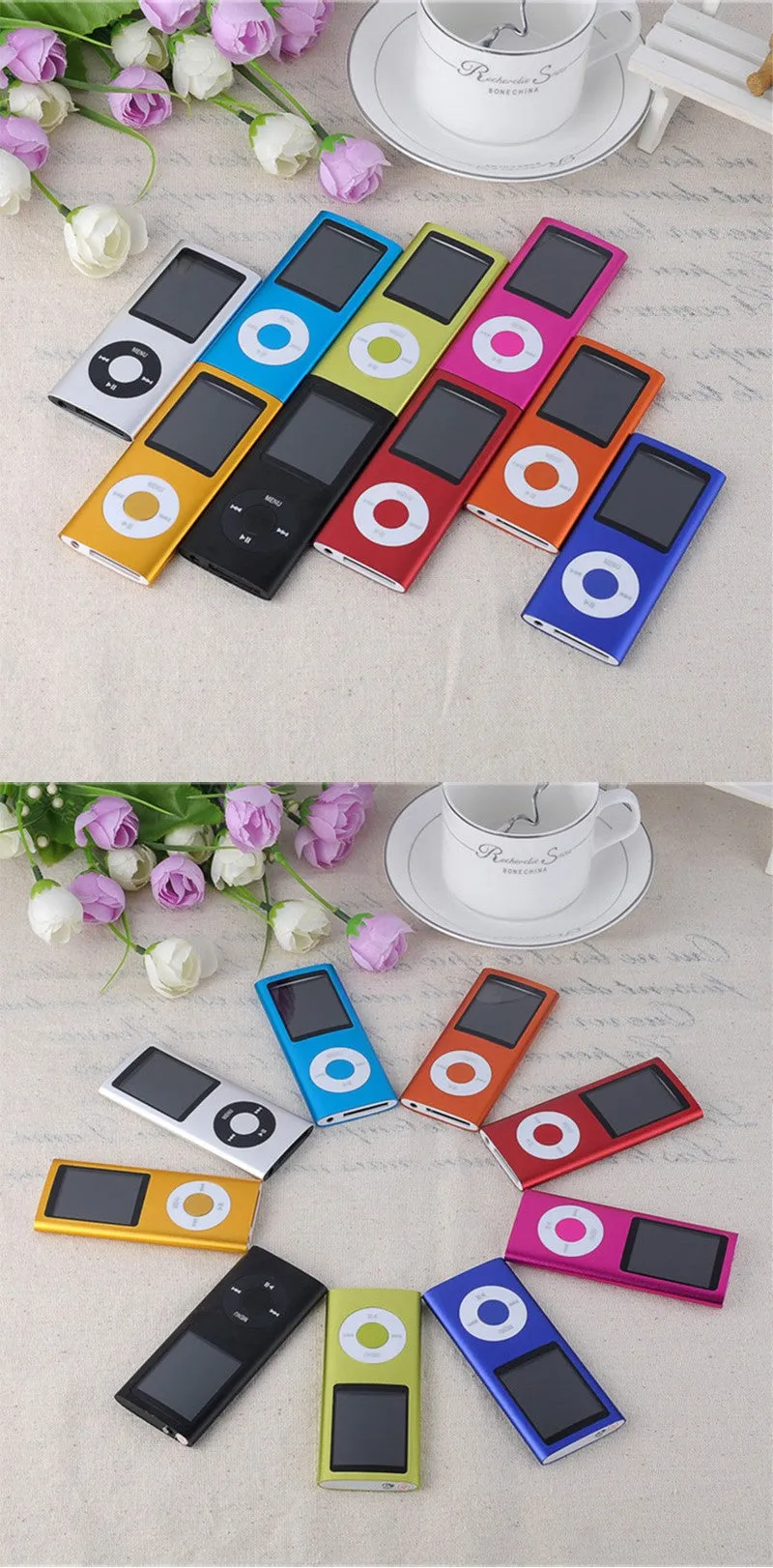 32GB New 6 Colors FM Video 4TH Gen MP3 MP4 Player  Music Player 1.8' reproductor mp4