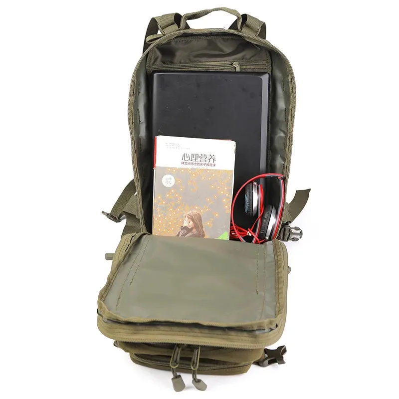 35L Tactical Backpack, Molle Assault Rucksack for Travel, Hiking, Camping - 1000D Nylon