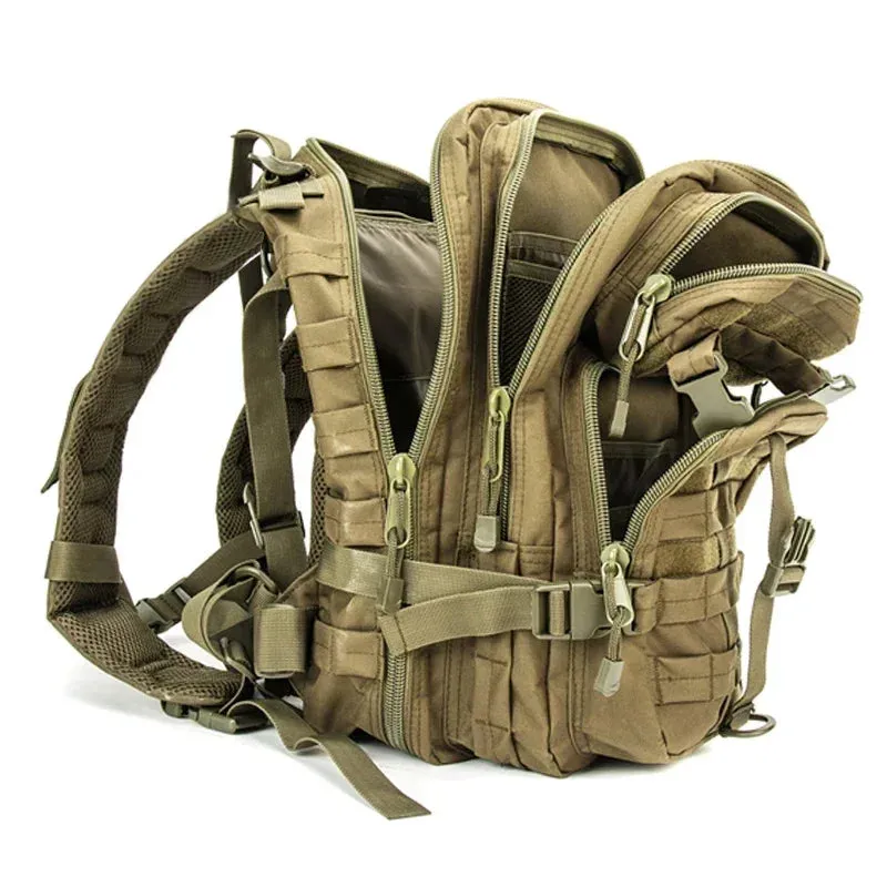 35L Tactical Backpack, Molle Assault Rucksack for Travel, Hiking, Camping - 1000D Nylon