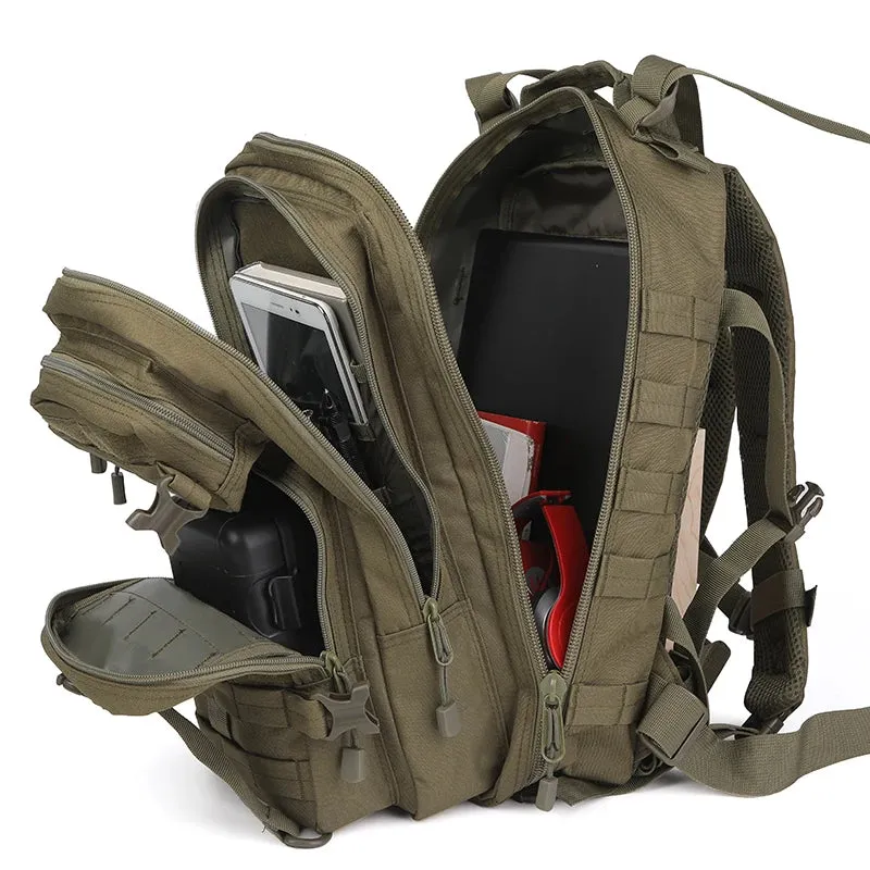 35L Tactical Backpack, Molle Assault Rucksack for Travel, Hiking, Camping - 1000D Nylon