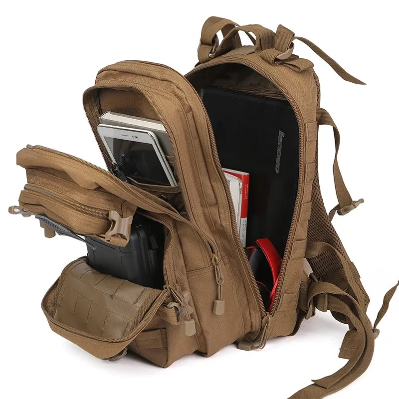 35L Tactical Backpack, Molle Assault Rucksack for Travel, Hiking, Camping - 1000D Nylon