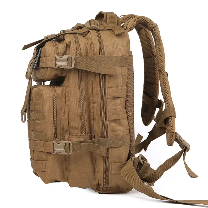 35L Tactical Backpack, Molle Assault Rucksack for Travel, Hiking, Camping - 1000D Nylon