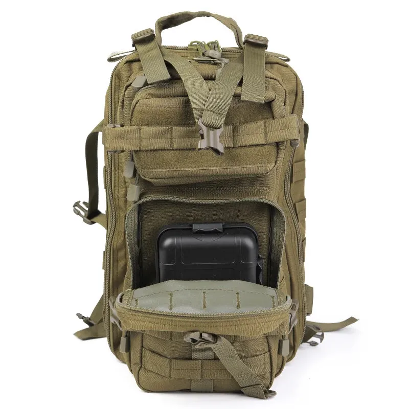 35L Tactical Backpack, Molle Assault Rucksack for Travel, Hiking, Camping - 1000D Nylon