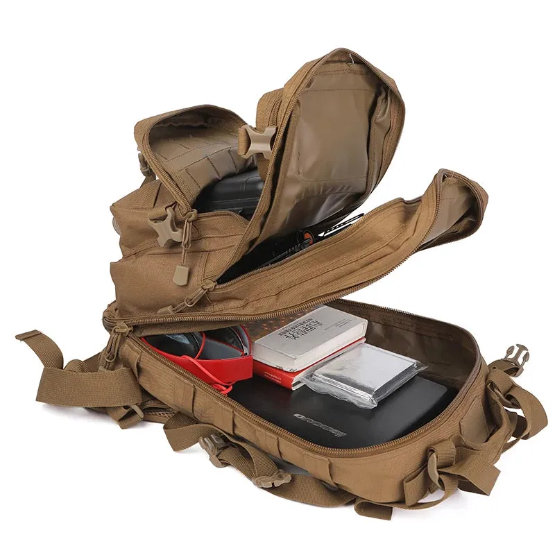 35L Tactical Backpack, Molle Assault Rucksack for Travel, Hiking, Camping - 1000D Nylon