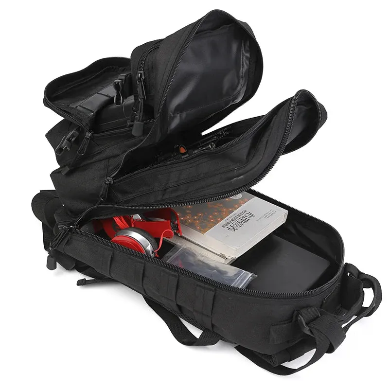 35L Tactical Backpack, Molle Assault Rucksack for Travel, Hiking, Camping - 1000D Nylon