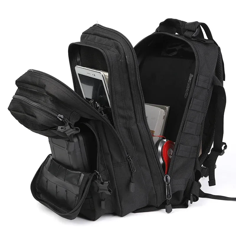 35L Tactical Backpack, Molle Assault Rucksack for Travel, Hiking, Camping - 1000D Nylon