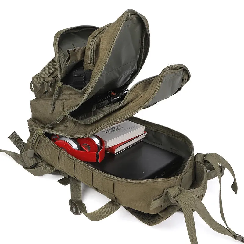 35L Tactical Backpack, Molle Assault Rucksack for Travel, Hiking, Camping - 1000D Nylon