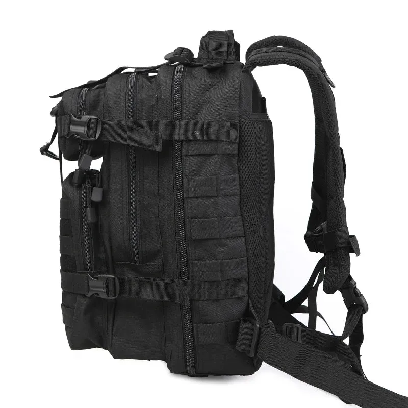 35L Tactical Backpack, Molle Assault Rucksack for Travel, Hiking, Camping - 1000D Nylon