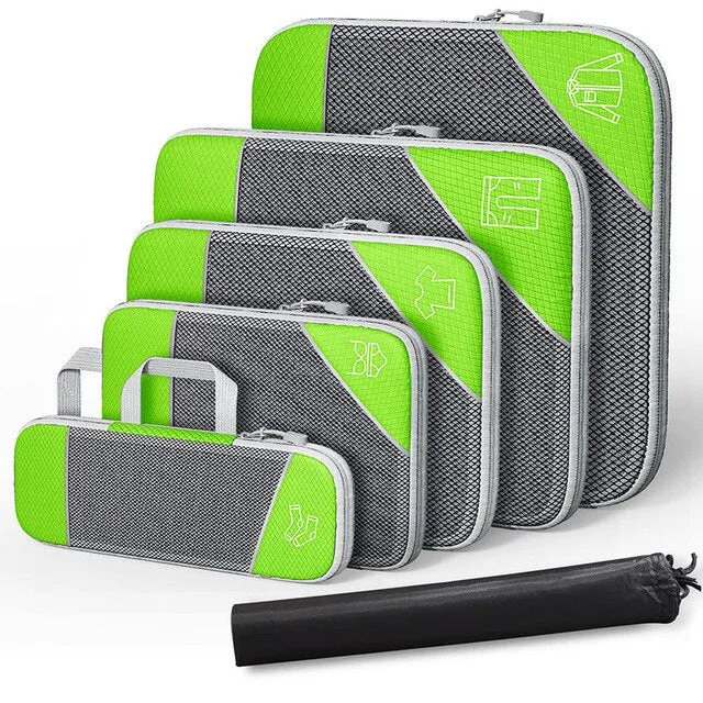 6 Piece Packing Cube Set