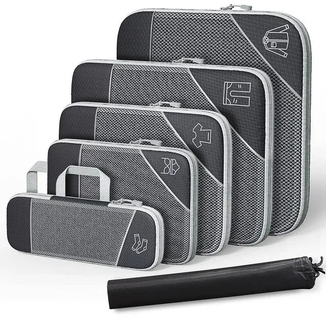 6 Piece Packing Cube Set