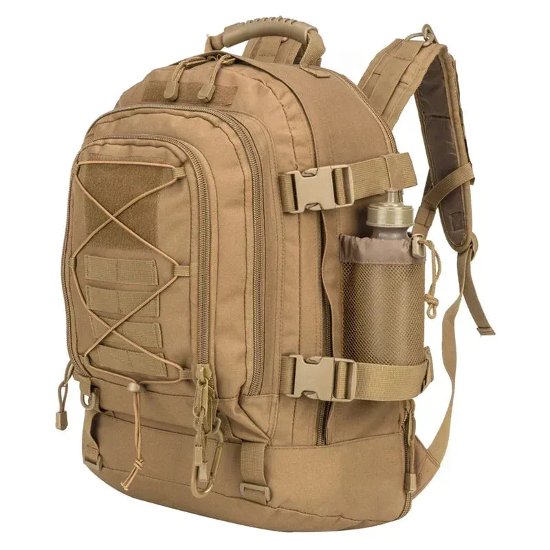 60L Military Tactical Backpack, Molle Assault Rucksack for Outdoor Travel, Hiking - Waterproof