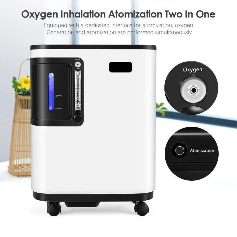 93% High Purity  1-3L/min Adjustable Oxygen Concentrators With LED For Household