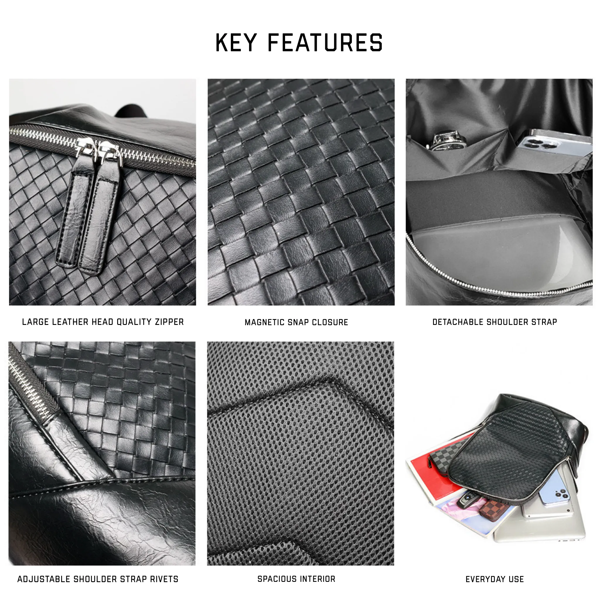 Aria Textured Backpack