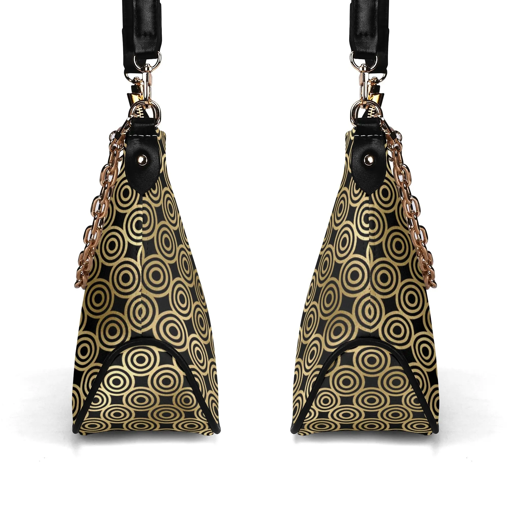 Art Deco Dreams II - Cross-body Bag w/Chain