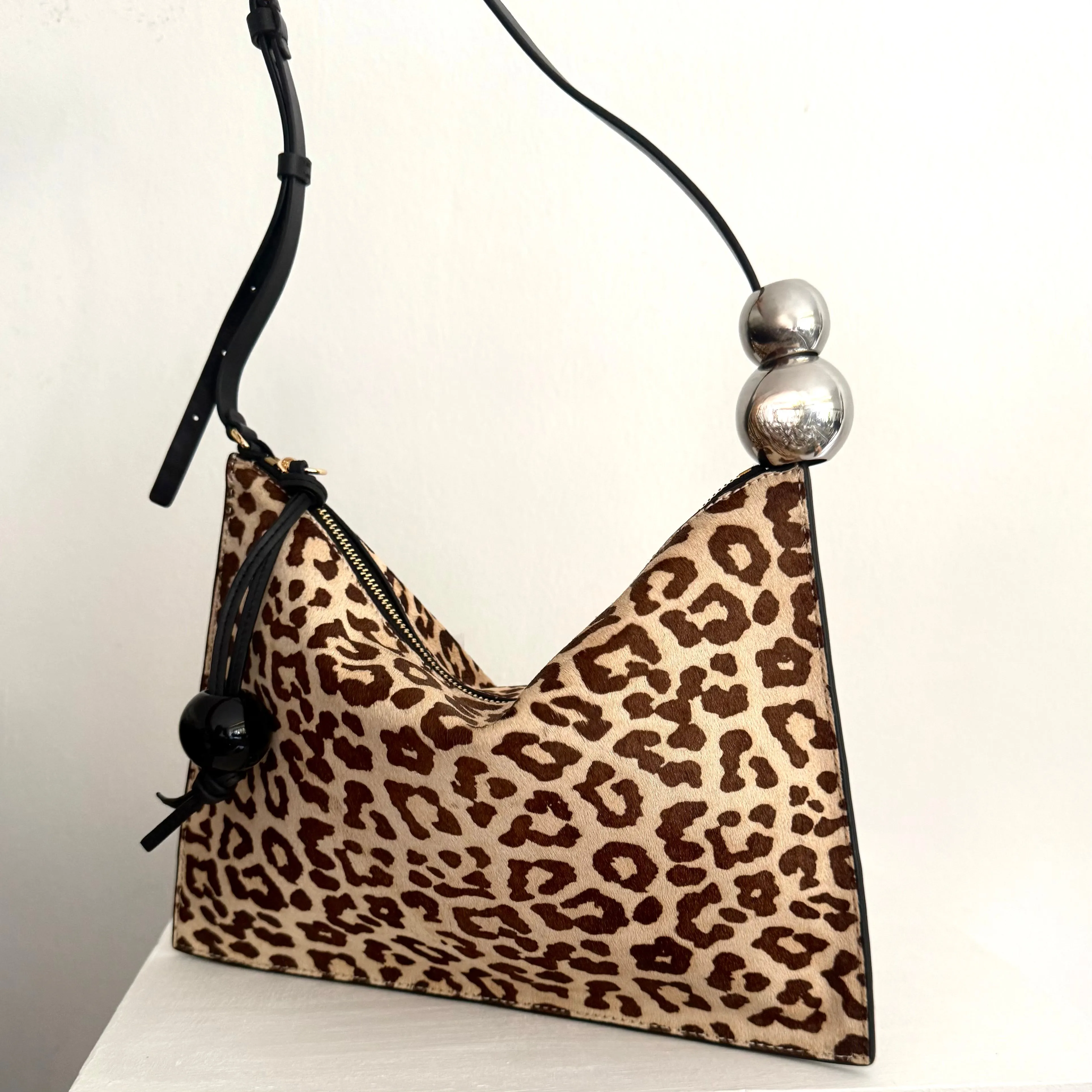 Babalon Rectangle Leopard Shoulder Bag