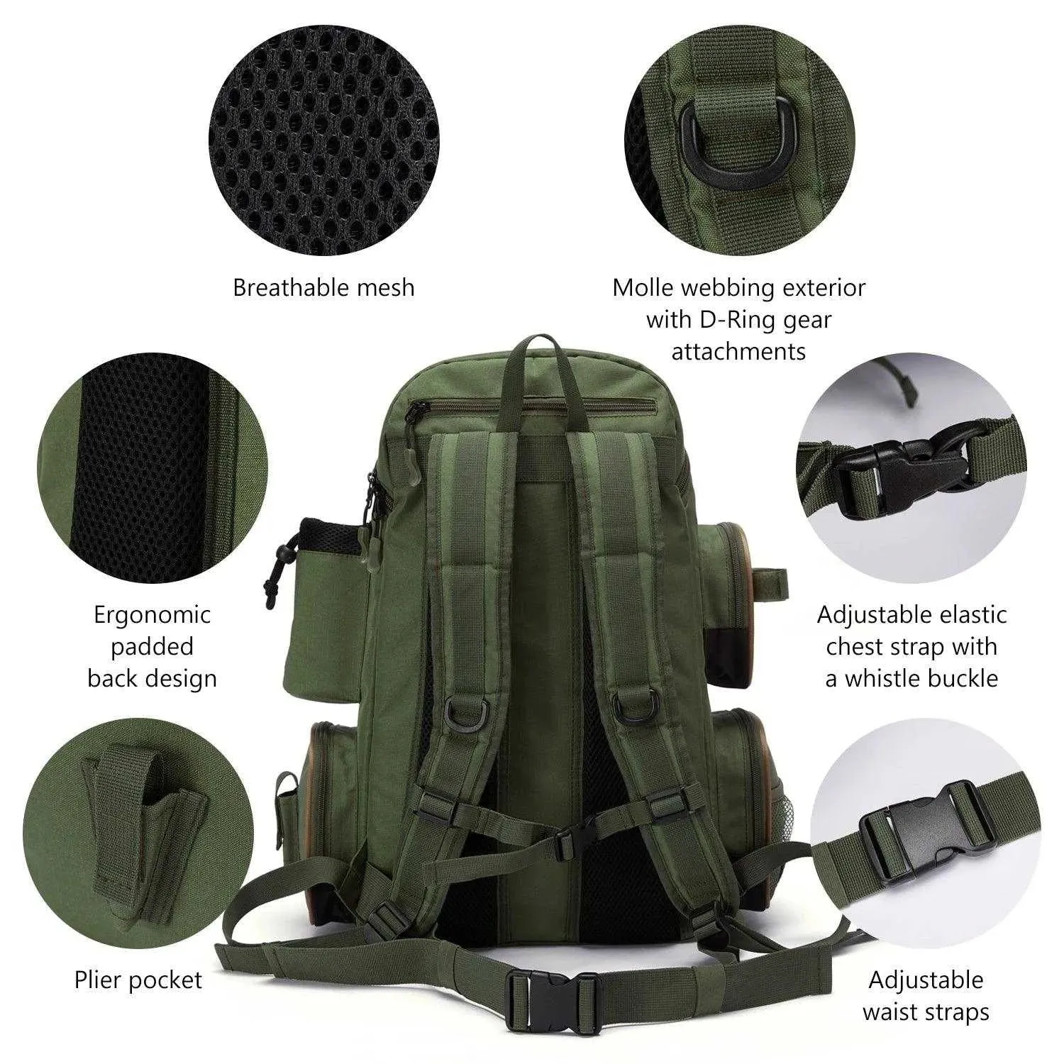 BassDash BD-01 Tactical Tackle Backpack
