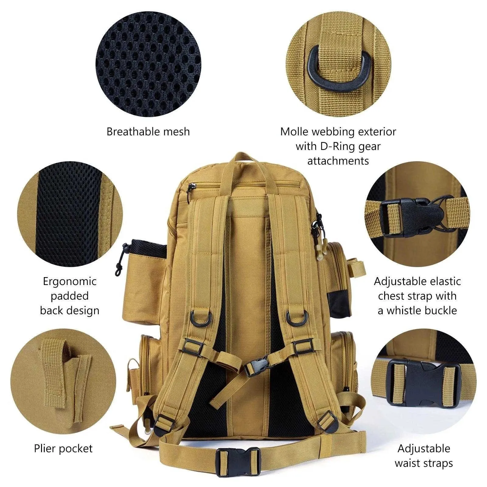 BassDash BD-01 Tactical Tackle Backpack