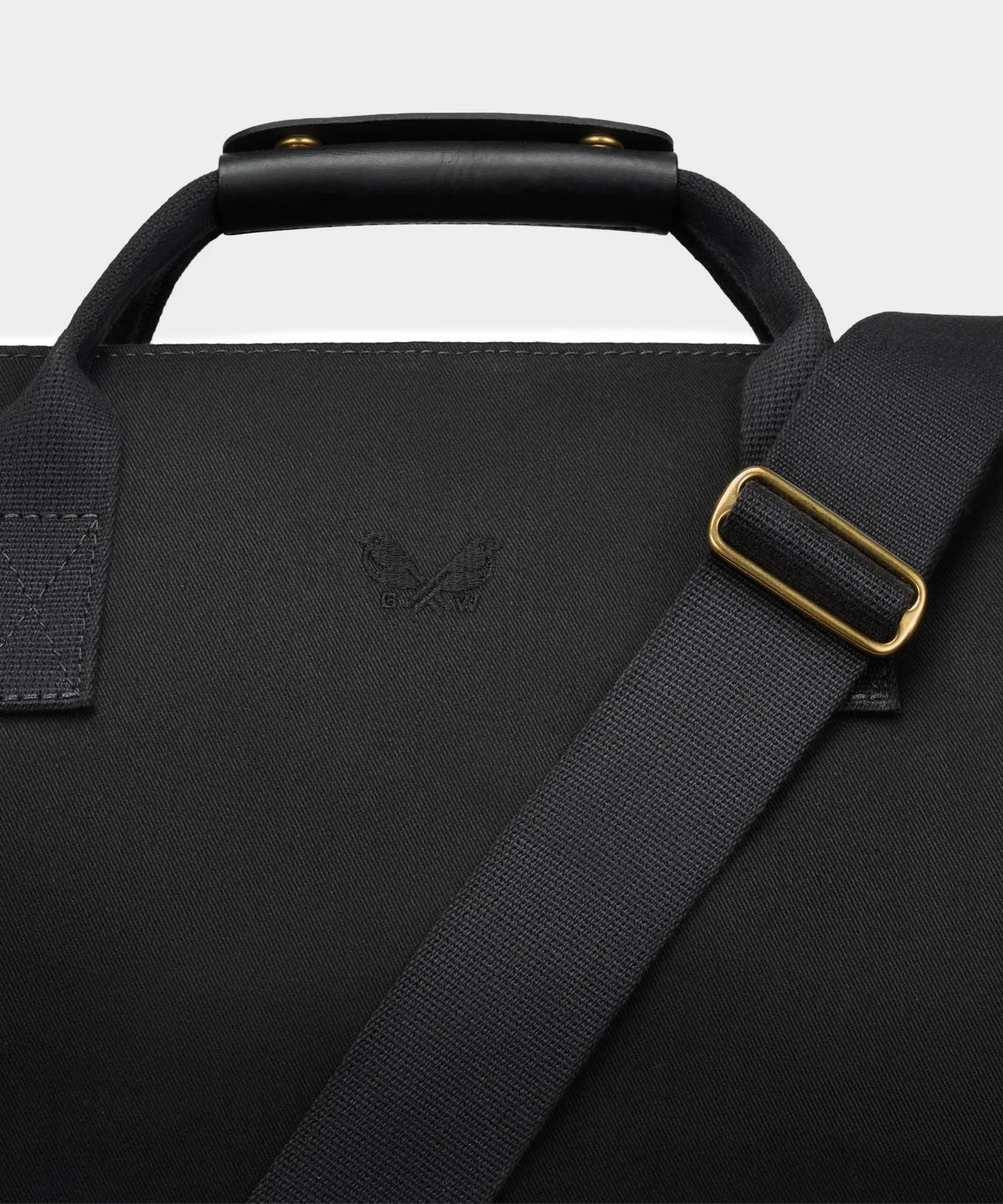 Bennett Winch Canvas Suit Carrier Holdall in Black