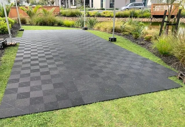 Black Portable Flooring