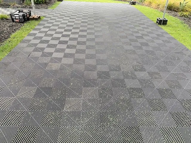 Black Portable Flooring