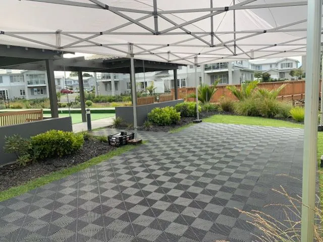Black Portable Flooring