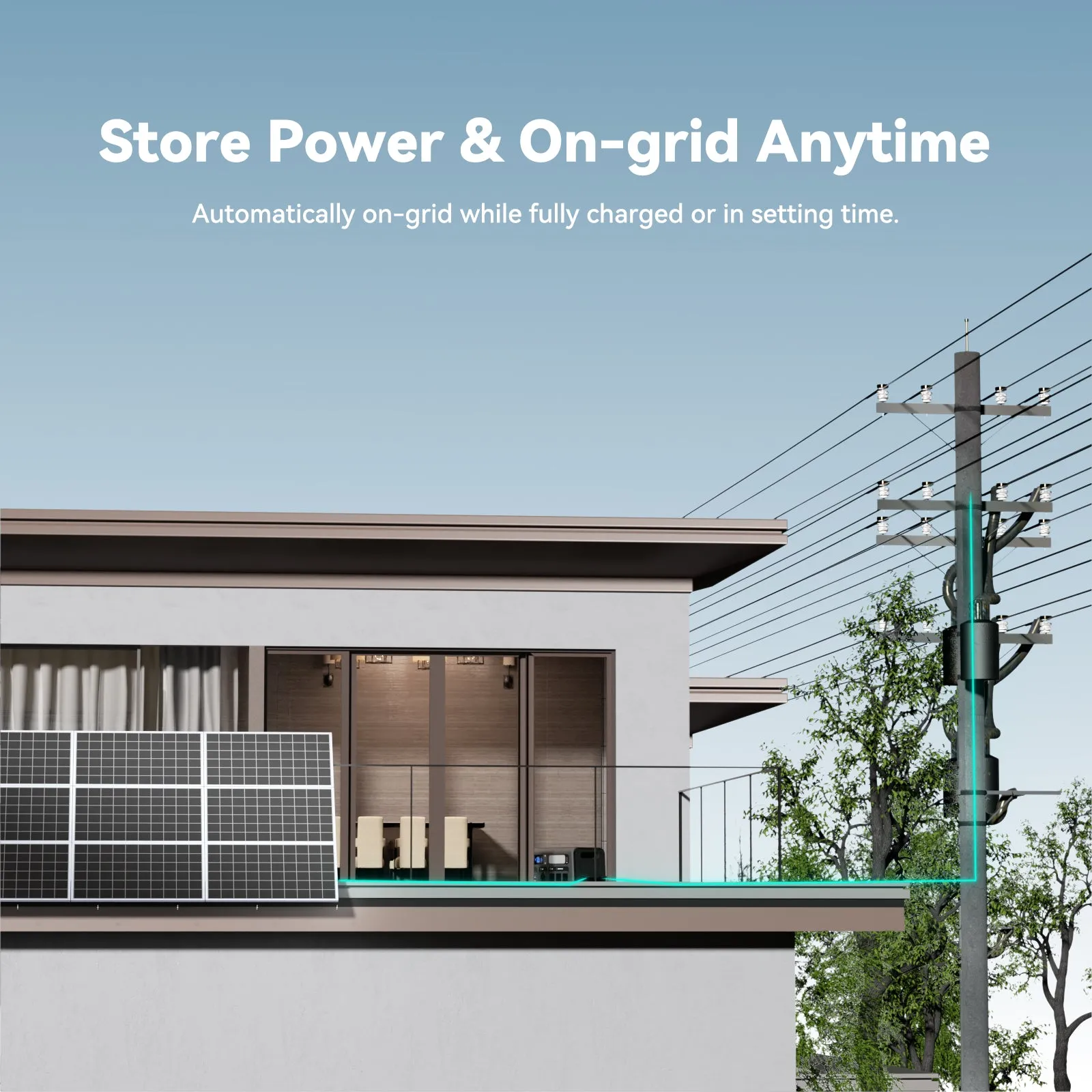 BP2200 Balcony Power Station (2200W/2048Wh)
