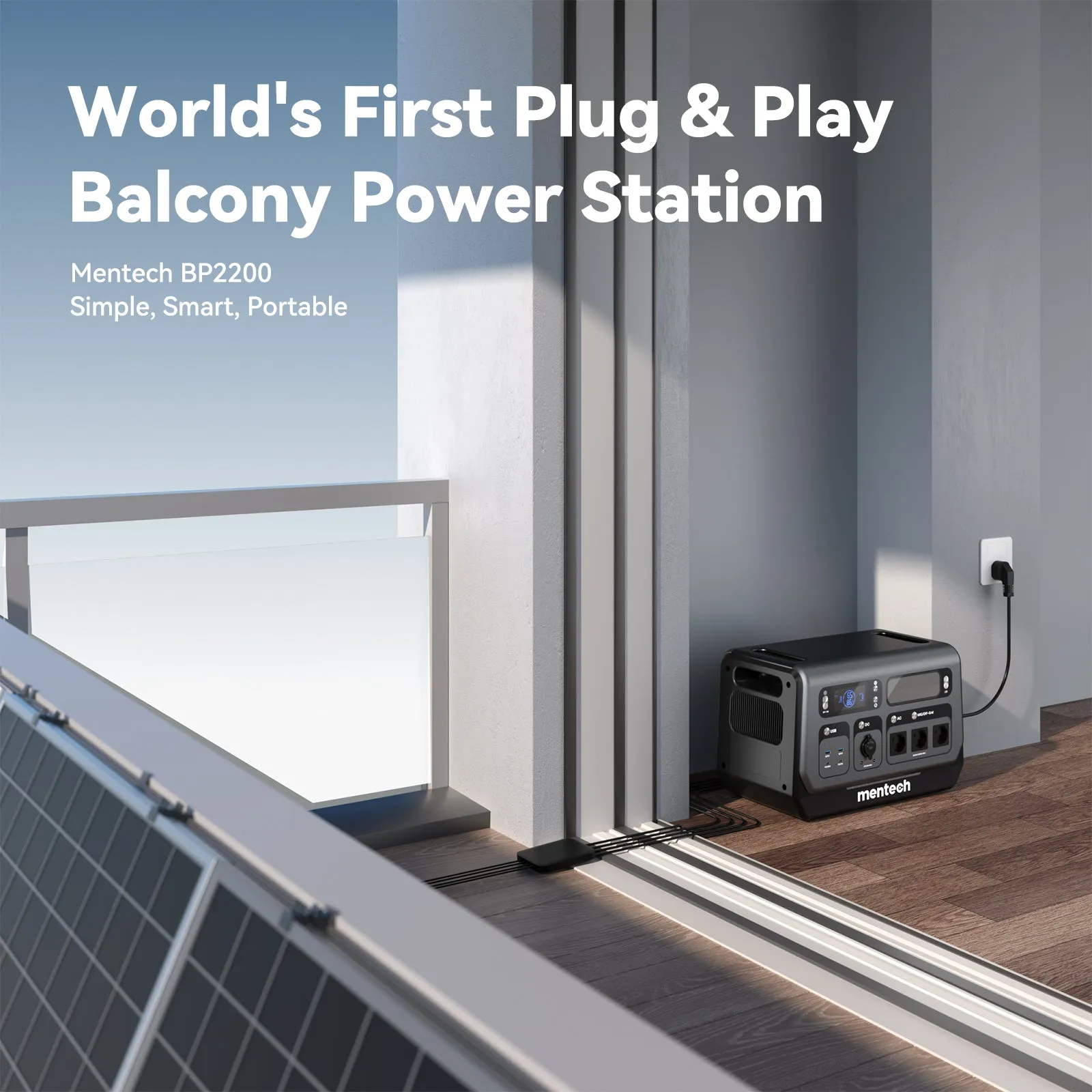 BP2200 Balcony Power Station (2200W/2048Wh)
