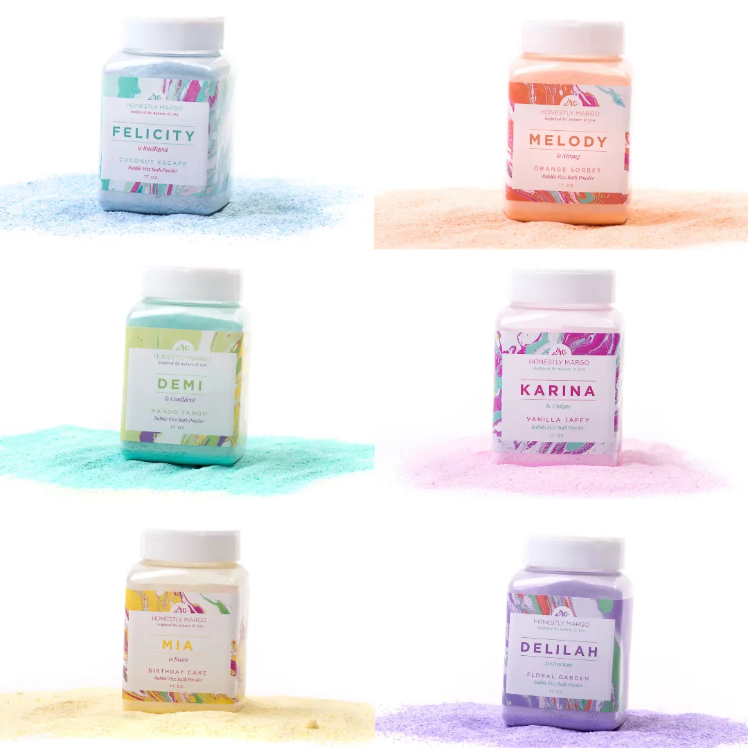 Bubble Fizz Bath Powder Complete Set