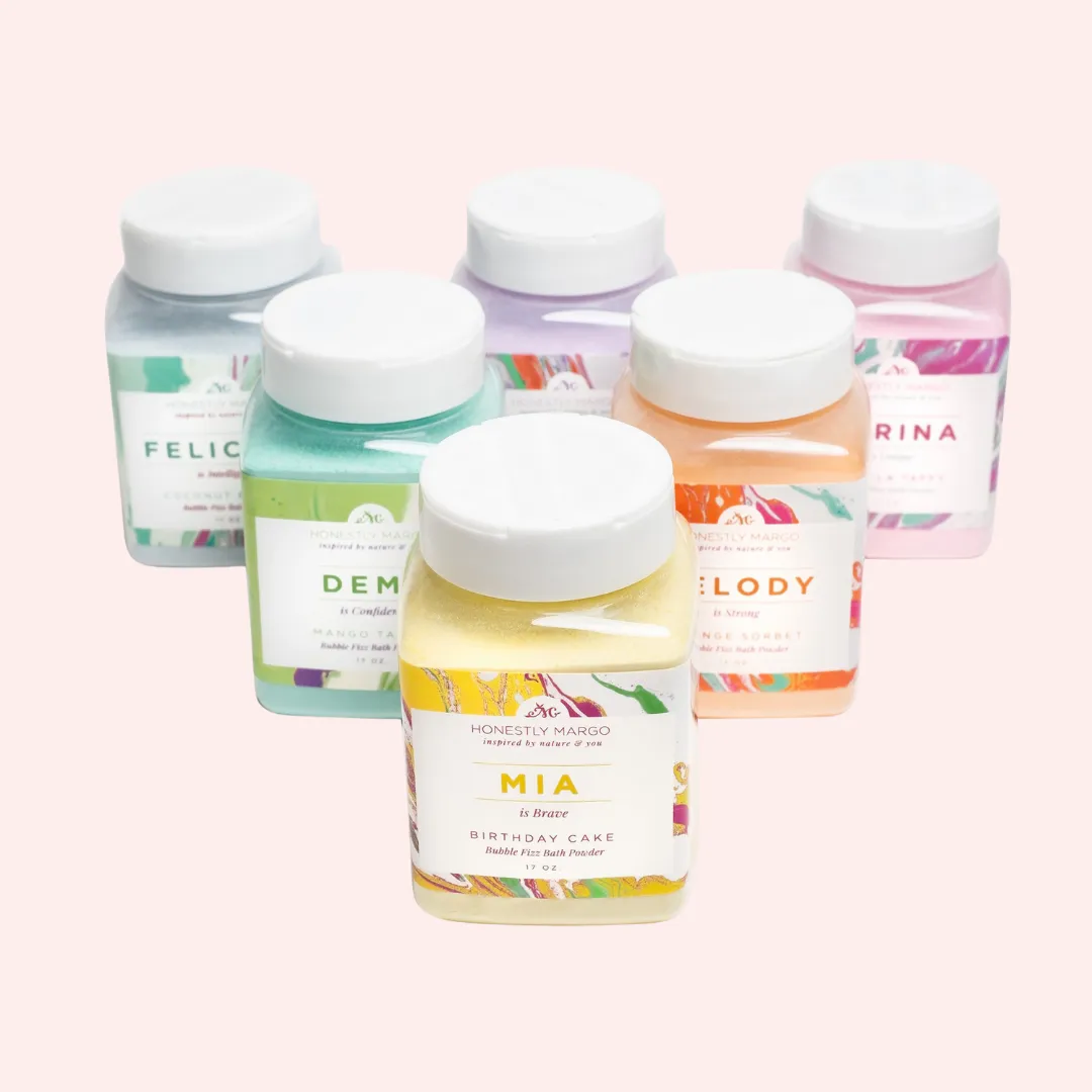 Bubble Fizz Bath Powder Complete Set