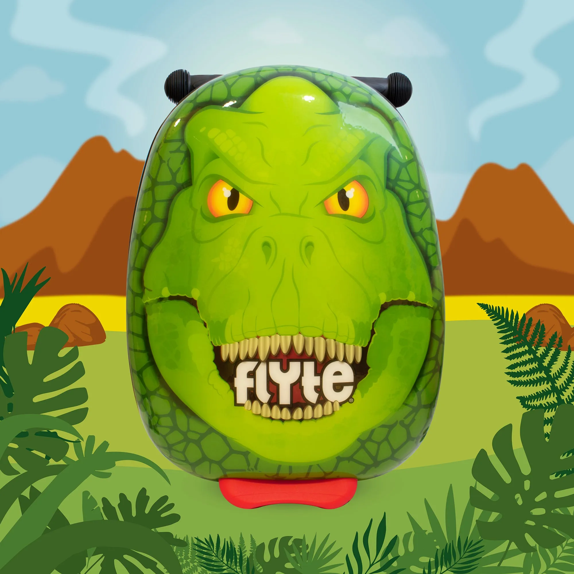 BUY 1 GET 1 FREE! Zinc Flyte Darwin the Dinosaur Scooter Suitcase