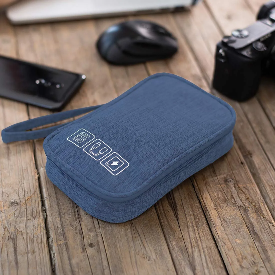 cable organizer bag flat small electronic bag organizer cable bag
