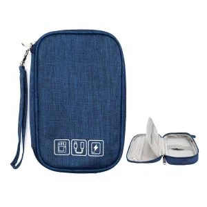 cable organizer bag flat small electronic bag organizer cable bag
