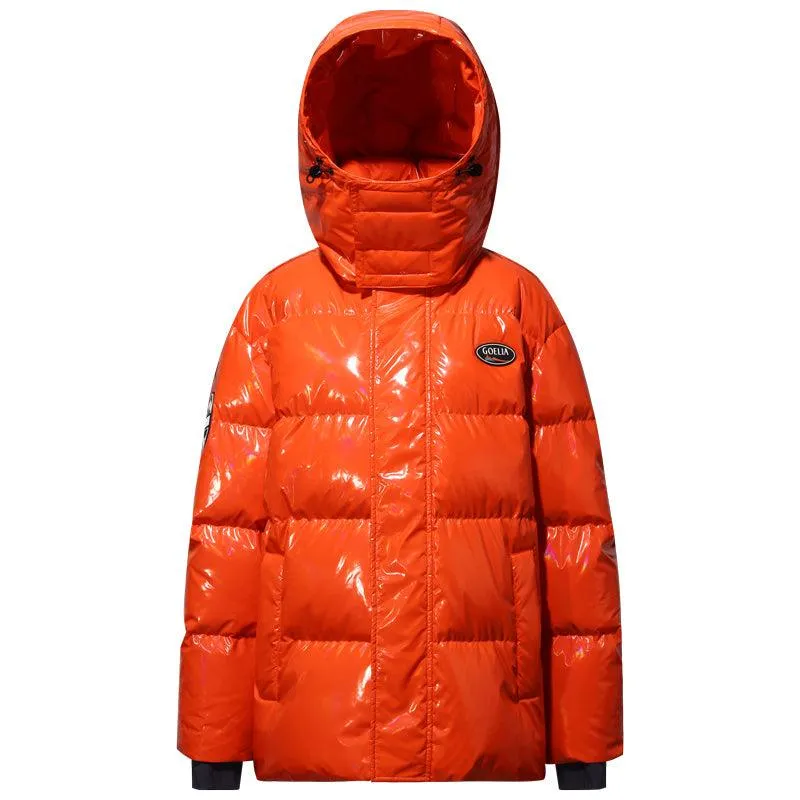 Casual pearly luster down jacket