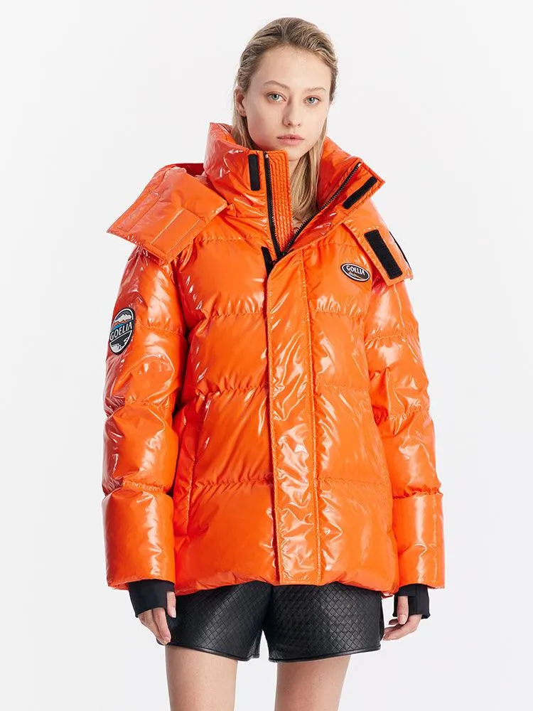 Casual pearly luster down jacket