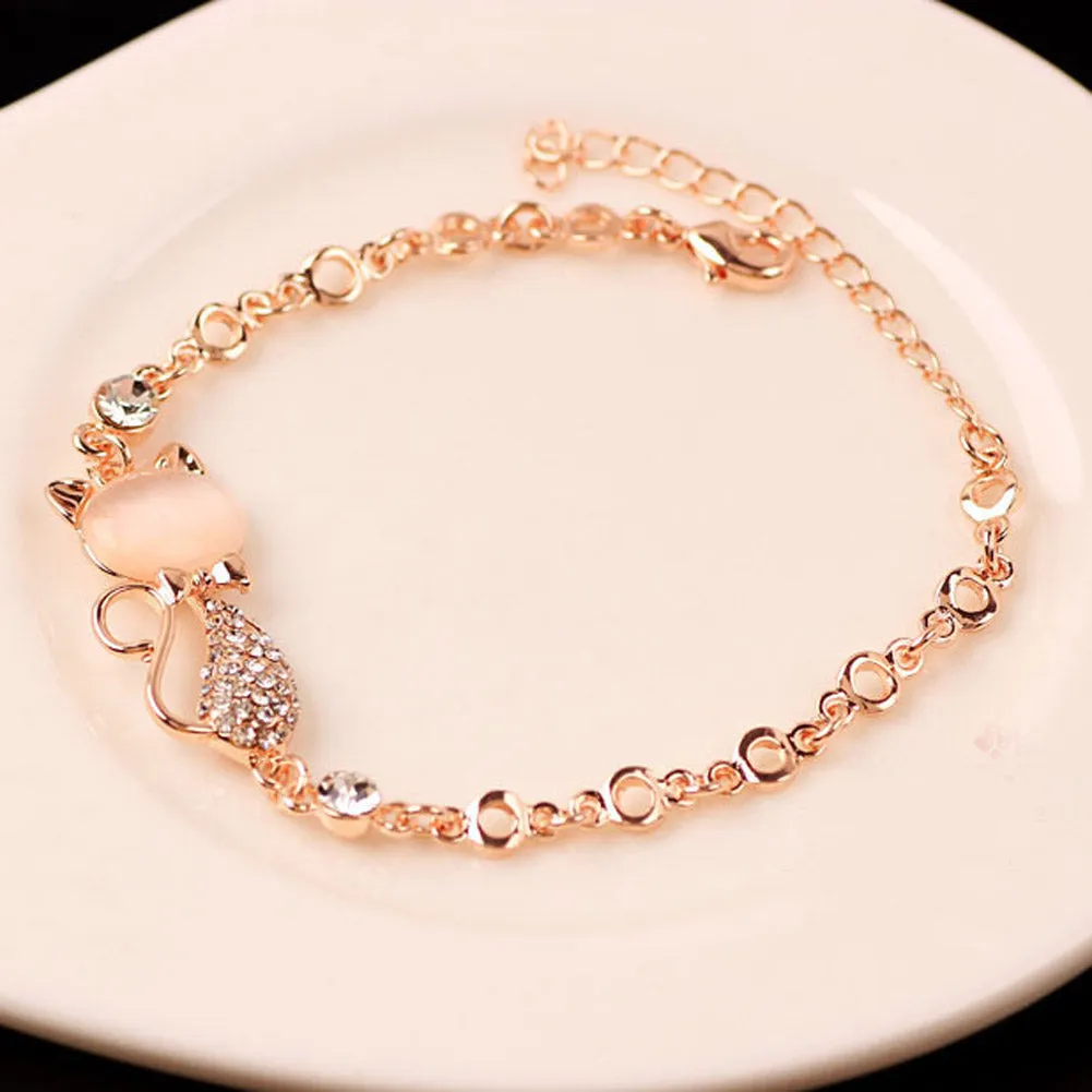 Cat Stone Unique Bracelet