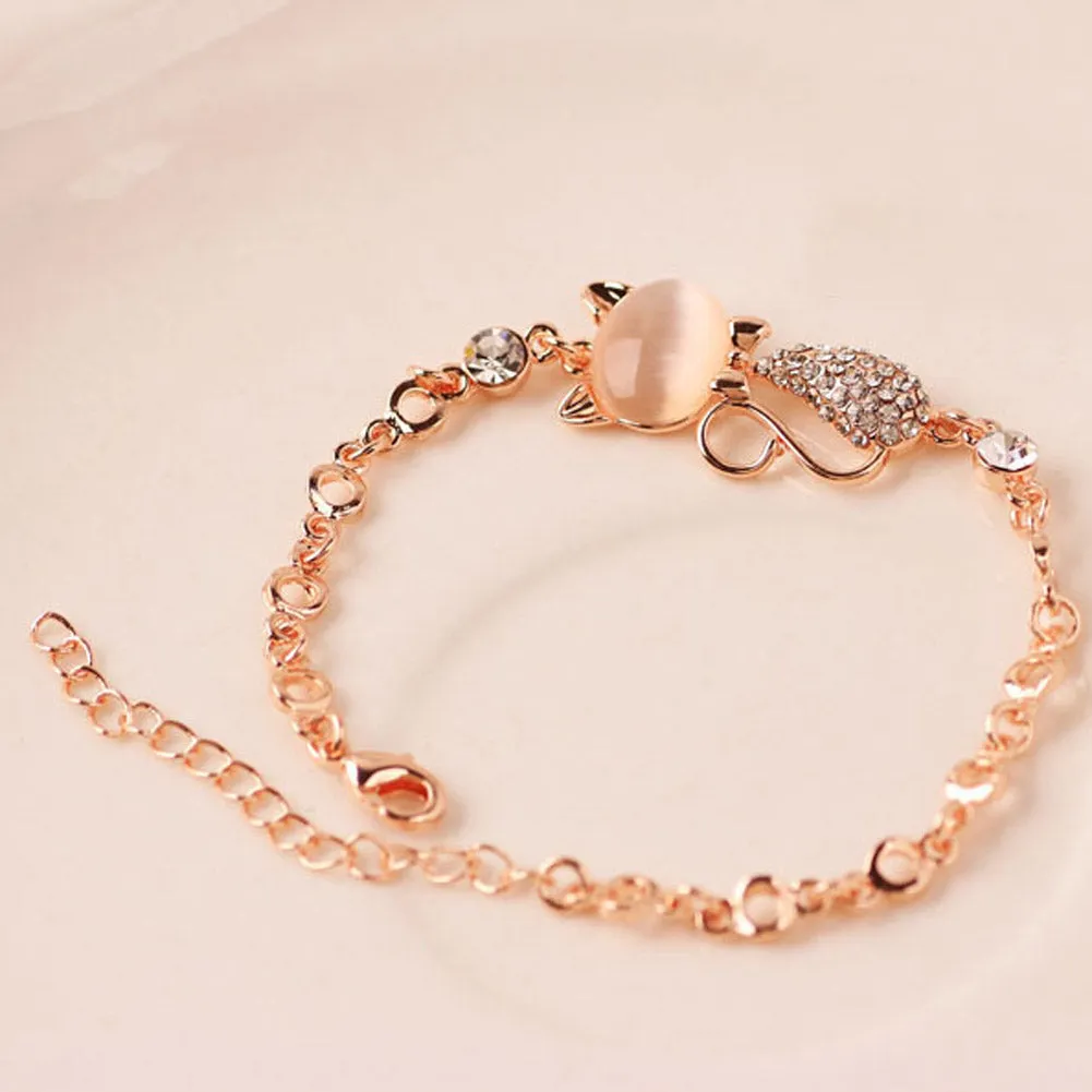 Cat Stone Unique Bracelet