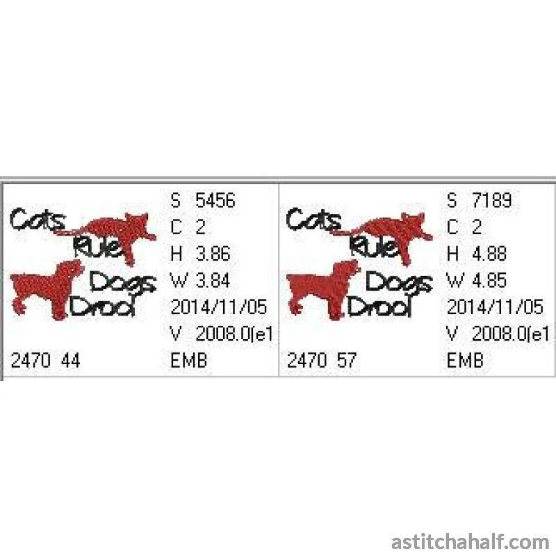 Cats Rule Dogs Drool