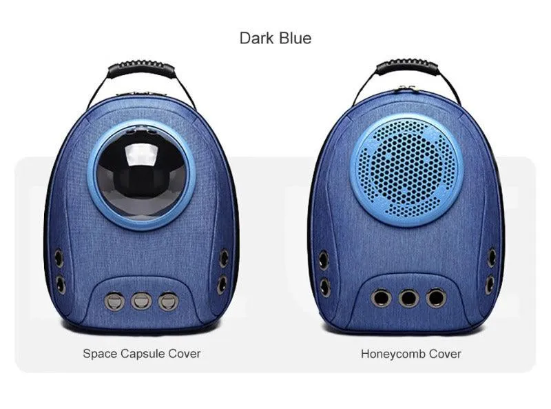 Cats Traveling Backpack Space Capsule Handbag Carrier