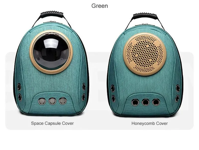 Cats Traveling Backpack Space Capsule Handbag Carrier
