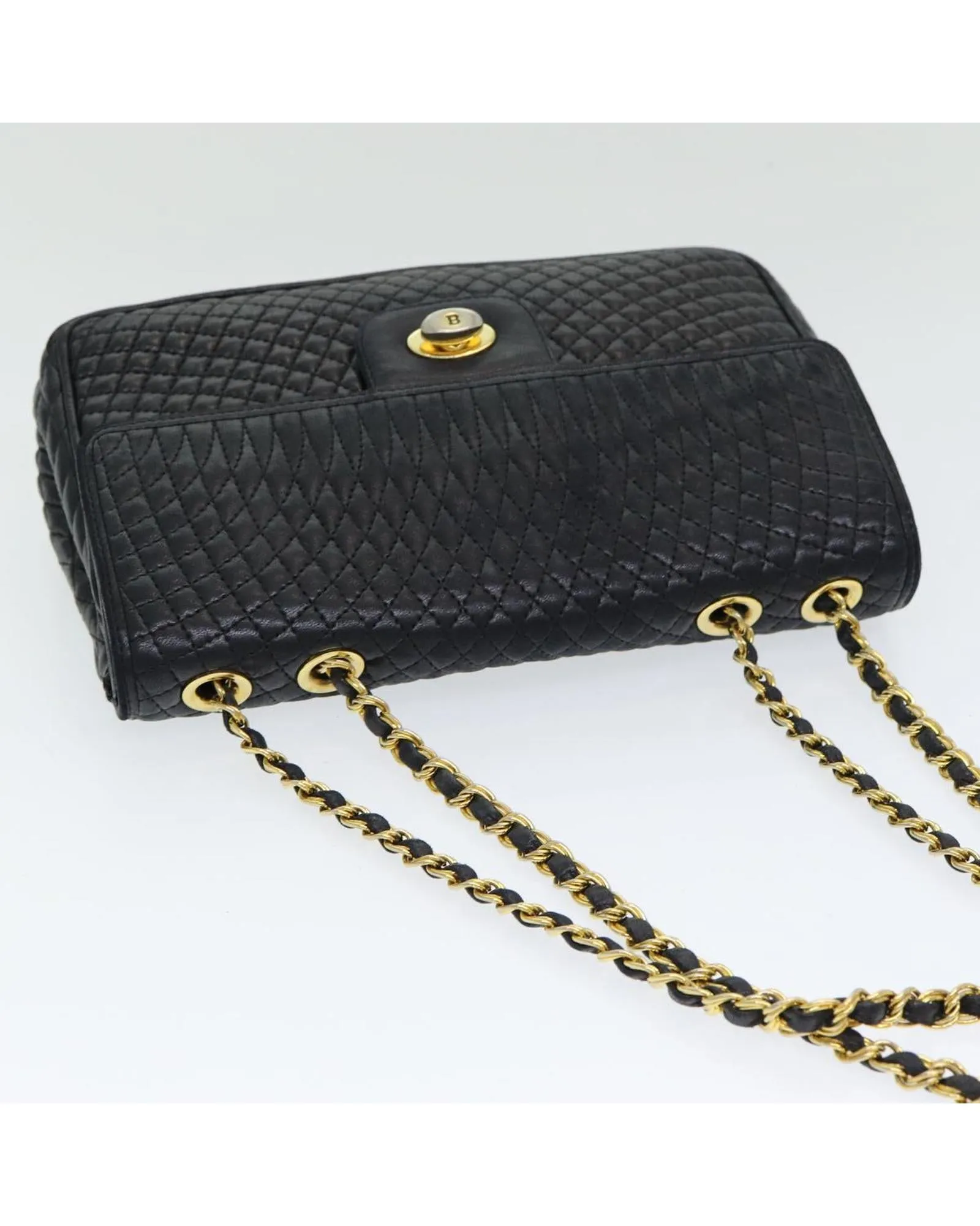 Chain Leather Shoulder Bag