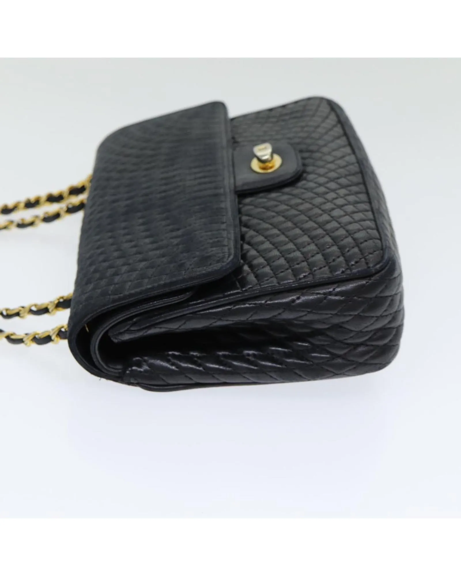 Chain Leather Shoulder Bag