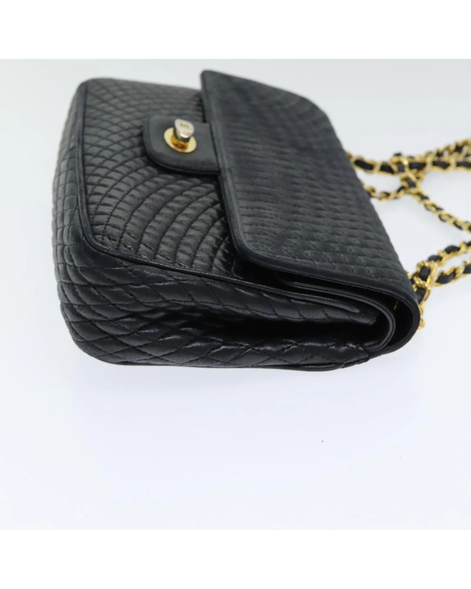 Chain Leather Shoulder Bag