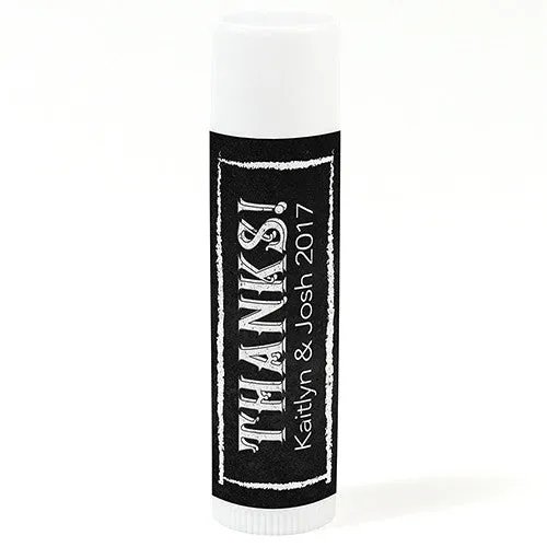 Chalkboard Personalized Lip Balm Lavender
