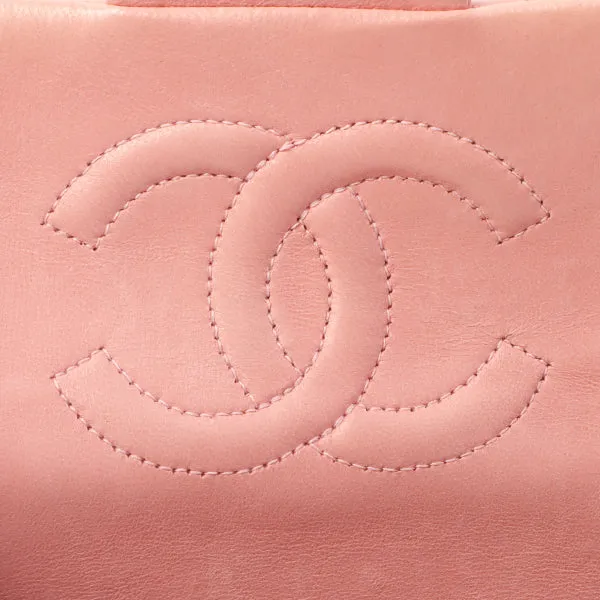 Chanel Around 2003 Made Classic Flap Chain Bag Mini Pink