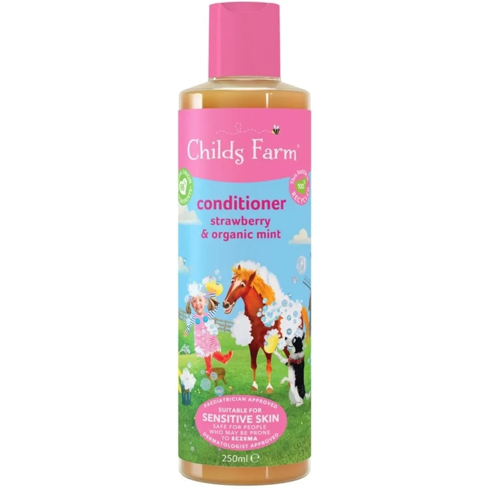 Childs Farm Strawberry & Organic Mint Shampoo & Conditioner Twin 2 x 250ml