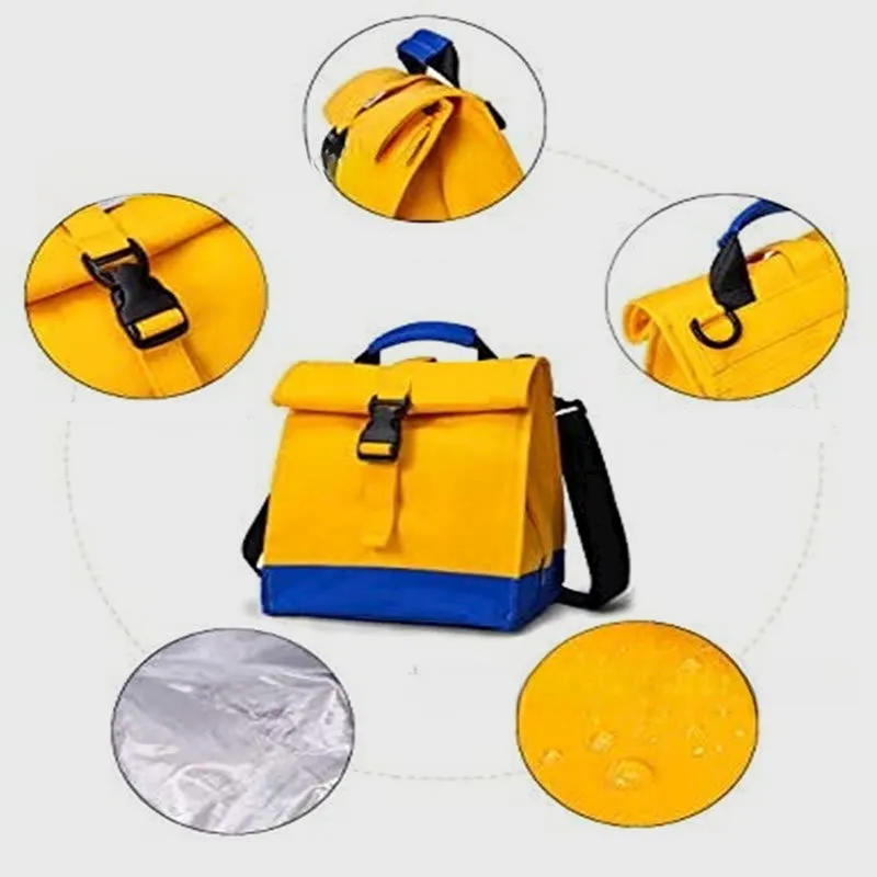 Cooler Bag For Women Outing Insulated Oxford Crossbody Lunch Bag